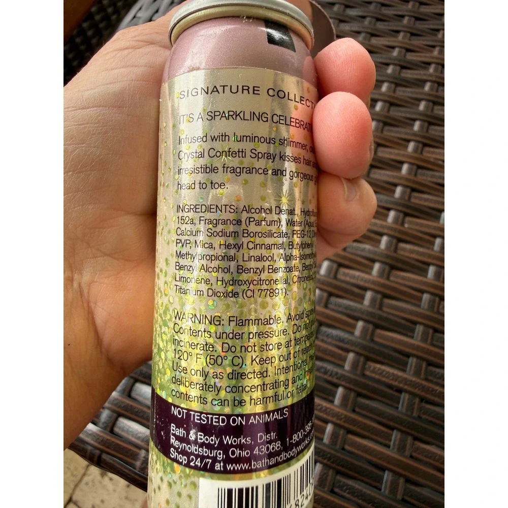 75% FULL  A Thousand Wishes Crystal Confetti Hair Body Shimmer Spray 2oz